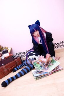 Stocking in pink room