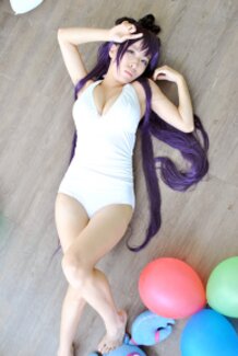 Toka Yatogami (夜刀神十香)白色泳裝VER-DATE A LIVE (デート・ア・ライブ)COSPLAY