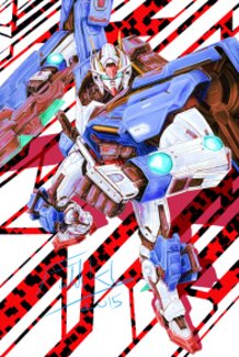 Gundam 00 Exia fanart by Fahad-Naeem
