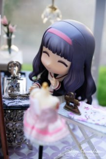Tomoyo in her new Sewing Room