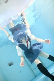Rei Ayanami  Under Water 