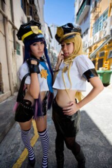 Panty & Stocking cosplay