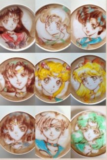Sailor Moon Latte Art Collection