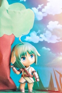 Eclair under the tree