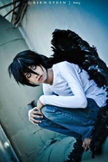 L Lawliet Flameblack version (Deatnote)