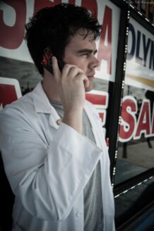 Okabe Rintarou, AKA the Mad Scientist Hououin Kyouma!