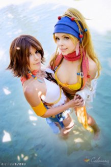 Rikku Thief & Yuna Gunner (Final Fantasy X-2) Cosplay by Calssara & SweetAngel