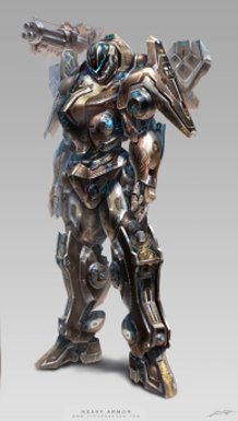 Avatar design (Heavy armor) male suit