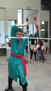 Roronia Zoro cosplay at Costa Rica MATSURI