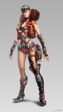 Avatar design (heavy metal) female suit