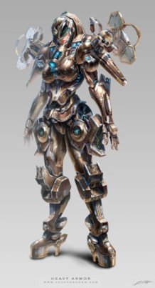 Avatar design (Heavy armor) female suit