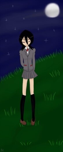 my amateur art of Rukia Kuchiki 