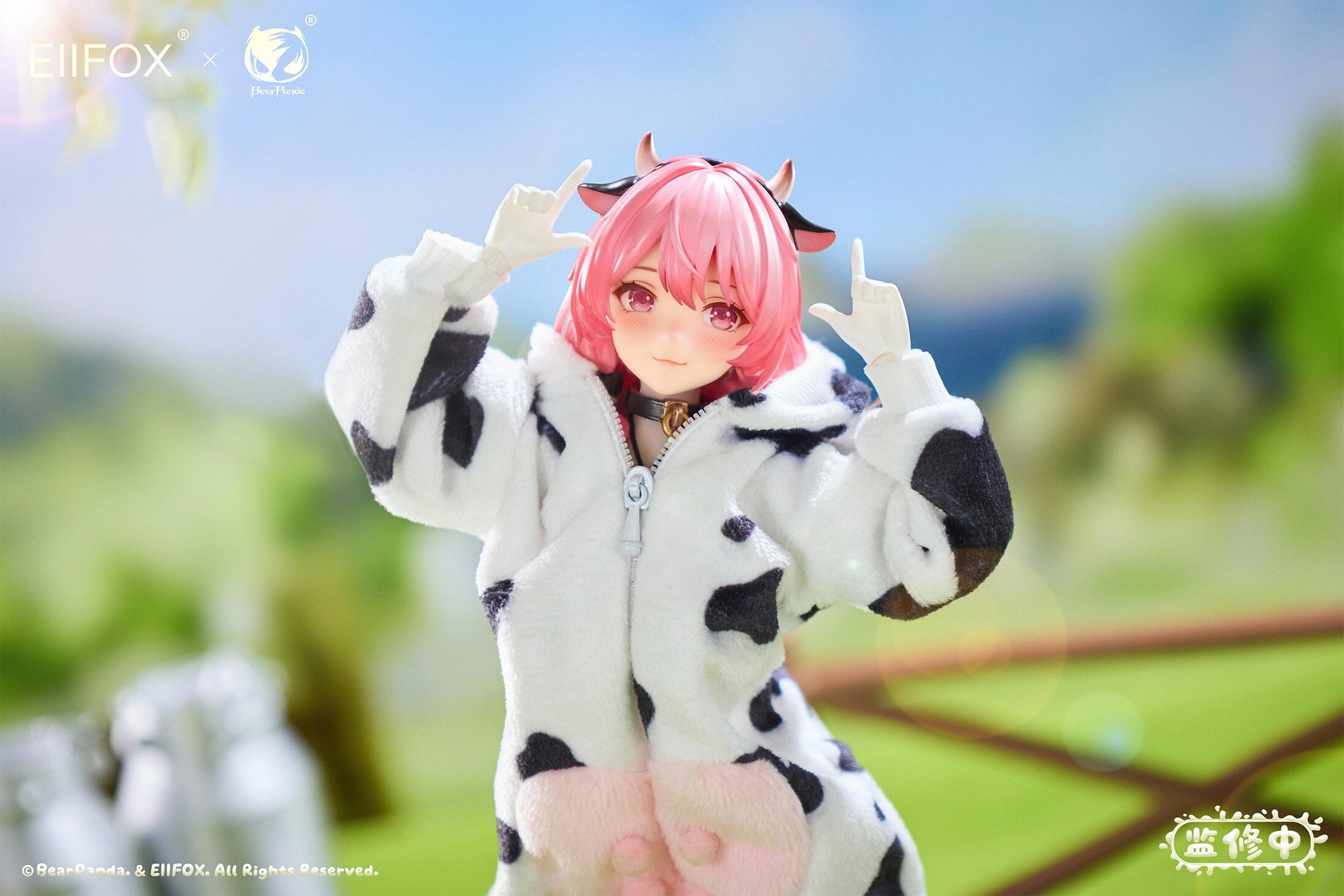 Dairy Cow Momo 1/8 Scale Action Figure: BearPanda - Tokyo Otaku