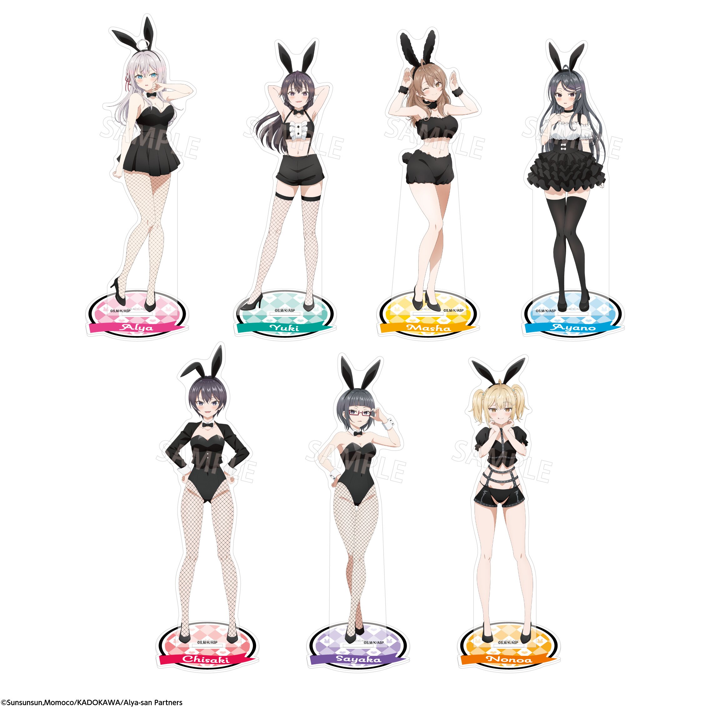 Alya Sometimes Hides Her Feelings in Russian Acrylic Stand Bunny