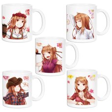 Spice and Wolf Jyuu Ayakura Illustration Holo Mug Collection