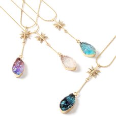 Osewaya Magical Teardrop Stone Necklace