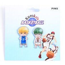 Kuroko's Basketball Ryota & Yukio SD Metal Pin Set