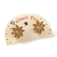 Palnart Poc Eight-Point Star Earrings