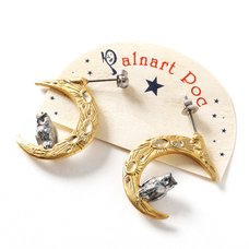 Palnart Poc Moon Owl Earrings