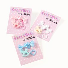 milklim Rocking Horse Clip-On Earrings