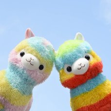 [TOM Exclusive] Double Rainbow Alpacasso Alpaca Plush Pair (Big)