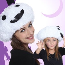 Halloween Ghost Fuzzy Hat