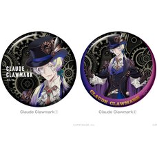 Claude Clawmark 2nd Anniversary Hologram Pin Badge