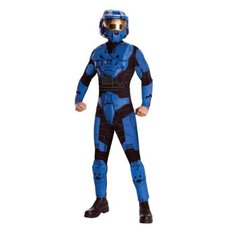 Deluxe Blue Spartan Costume