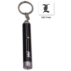 Death Note L Symbol Flashlight Keychain