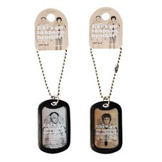 Space Brothers Clear Dog Tags