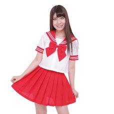 Color Sailor - Sailor Suit Cosplay Outfit (Red)
