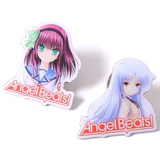 Angel Beats Yuri & Angel Metal Pin Set