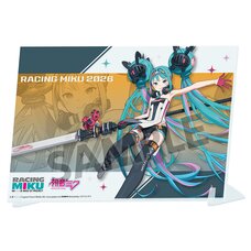 Racing Miku 2026 Visual Acrylic Plate
