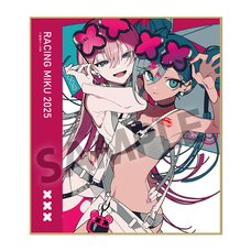 Racing Miku 2025 Mini Shikishi Board