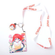 Eshi 100 Exhibit 04 Lanyard with Pass Case and Charm - Fancy Girl