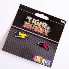 Tiger & Bunny - Wild Tiger & Bunny Logo Pin Set