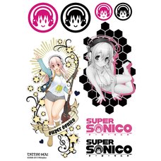 Super Sonico Tattoo Stickers
