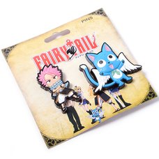 Fairy Tail Natsu & Happy Pin Set