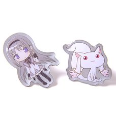 Homura & Kyubey Pin Set | Madoka Magica