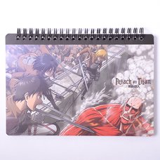 Attack on Titan Over the Wall Spiral Notebook