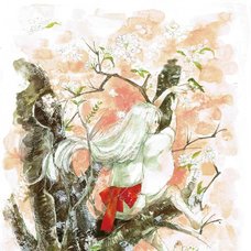 Sakura Exhibition: shino "White-Rye's Cherry Blossoms" Poster