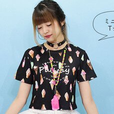 ACDC RAG Ice Cream Crop Top