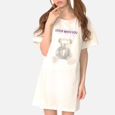 Ank Rouge Bear Print T-Shirt Dress