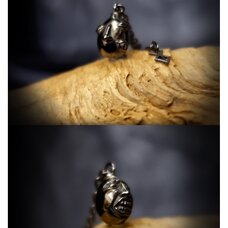 Berserk Beherit Silver Chain Pendant Black Ruthenium Ver.