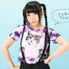 ACDC RAG Galaxy Cat Crop Top