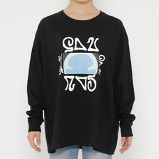 That Time I Got Reincarnated as a Slime Slime Character Long Sleeve Black T-Shirt