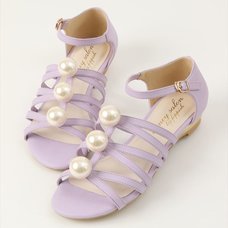 Honey Salon Big Pearl Sandals (Lavender)