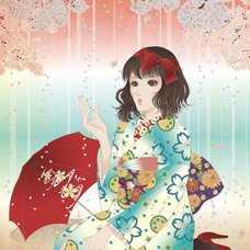 Sakura Exhibition: nanyoSETO "Sakura Rain" Poster