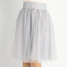 LIZ LISA Ballerina-Inspired Tulle Skirt
