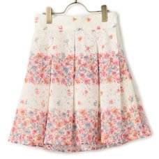 LIZ LISA Lace Striped Flower Skirt